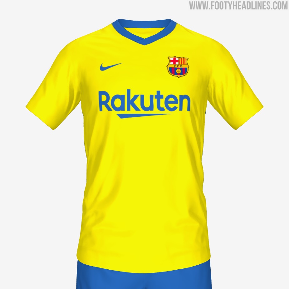 Nike FC Barcelona 21-22 Home, Away & Third Kits Based on ...