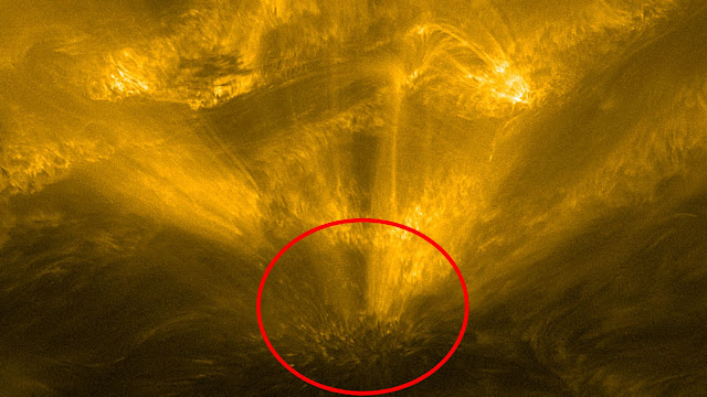 Uma estrutura que se parece com um ouriço foi vista no Sol durante a grande aproximação da sonda Solar Orbiter em março de 2022