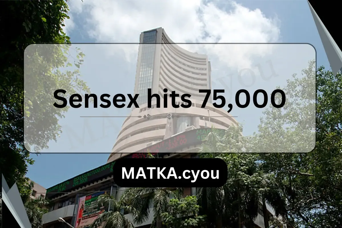 As the Sensex hits 75000 the biggest winners and losers