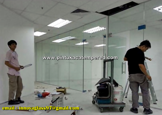 Harga Pintu  Kaca  Frameless  Murah Pasang Pintu  Kaca  