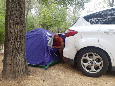 The tent best place I've ever slept