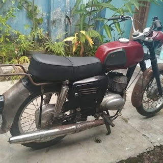 Jual motor antik MZ 125cc