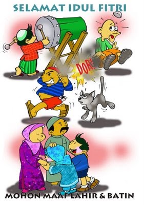 Gambar: Kartun Lebaran