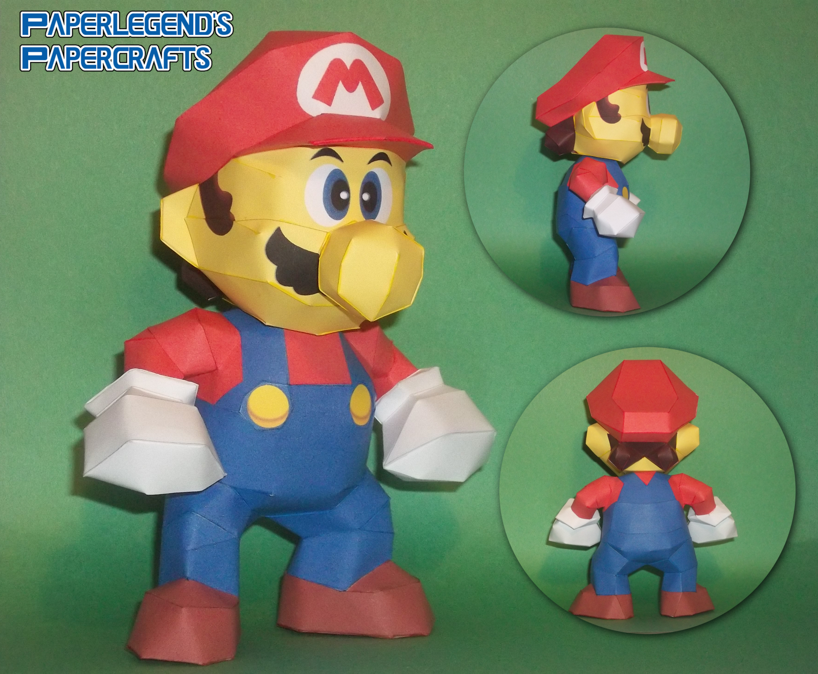 Paperlegends Papercrafts: Super Mario 64: Mario