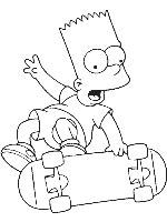 simpson para colorear (12)