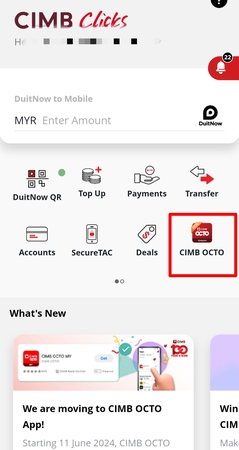 cimb octo
