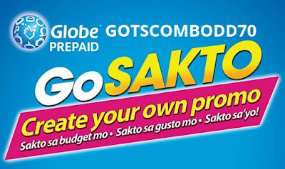 GOTSCOMBODD70 : 1GB Surfing + Unlimited Texts to Globe/TM