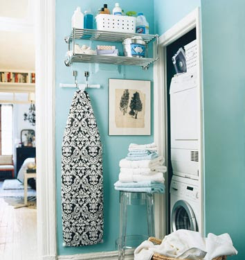 small, lovely laundry room