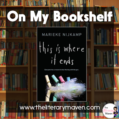 This Is Where It Ends by Marieke Nijkamp is the terrifying tale of an armed and angry young man who begins shooting in the packed auditorium of his high school. With no where to hide or run (the doors are locked from the outside), the students and staff trapped inside can only hope that help will come quickly. Read on for more of my review and ideas for classroom application.