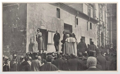 Alfonso XIII inaugurando las obras de la Gran Vía