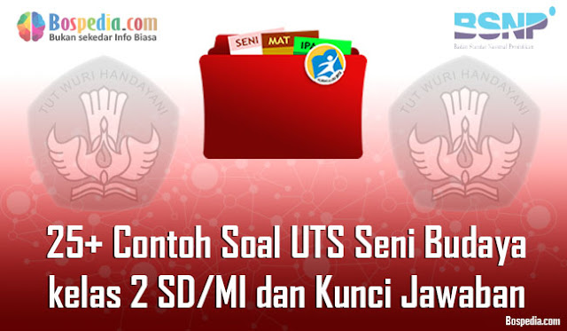 Lengkap - 25+ Contoh Soal UTS Seni Budaya kelas 2 SD/MI dan KunciJawaban