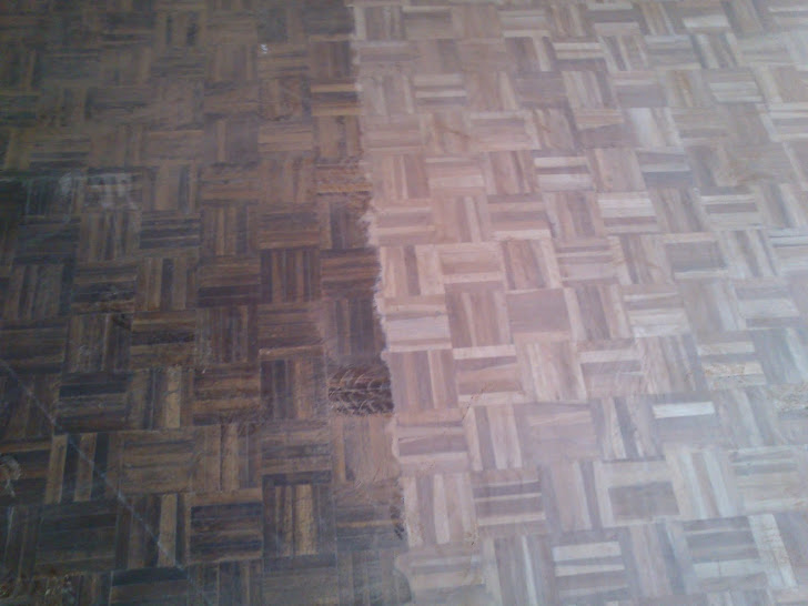 montaje 2012 restauracion de suelo  de parquet en sapely