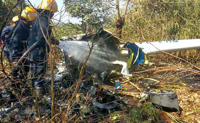 All 4 passengers were pulled out of the helicopter that crashed today in Mumbai.