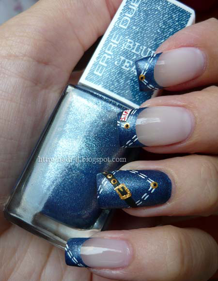 лак за нокти Erre Due Blue Jeans