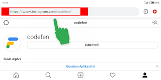 Cara Menyalin Link Profil Instagram Sendiri