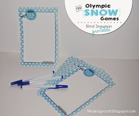 The Olympic Snow Games - interactive family game for the holidays, winter break, or the next time your family is "snowed in". This lil' family event will have you all laughing, cheering, and having "snow" much fun together!