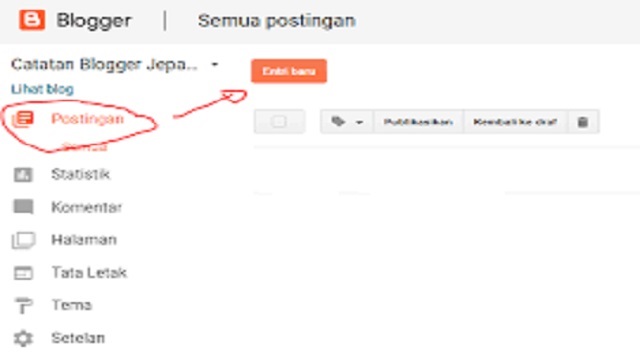 cara membuat blog di blogger