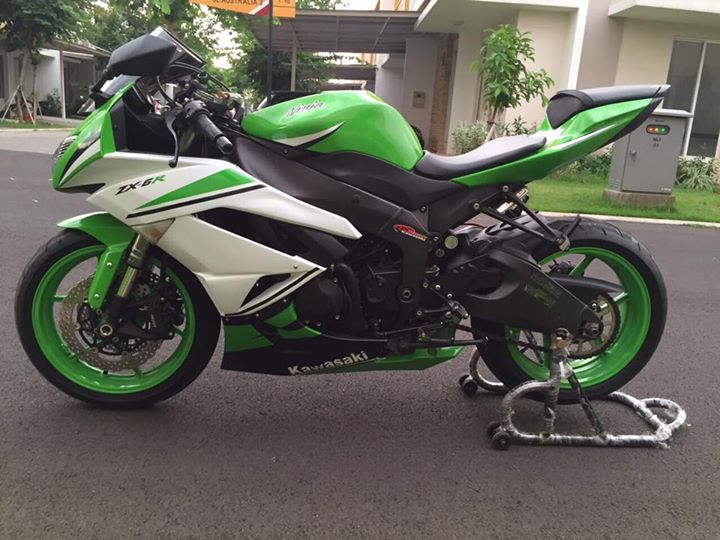  JUAL  MOGE  BEKAS  Kawasaki ZX6R 2012 TANGERANG LAPAK 