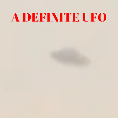 A close up of the right UFO clearly shows a Flying saucer shape.