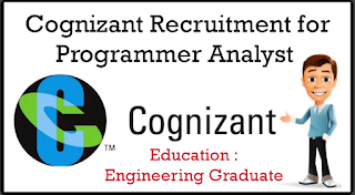 Cognizant Recruitment For Programmer Analyst Apply Now