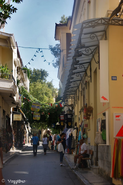 La Plaka è il più noto quartiere di Atene