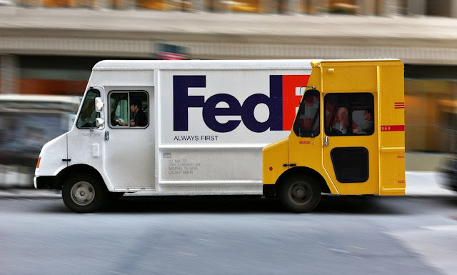 Fedex delivery van