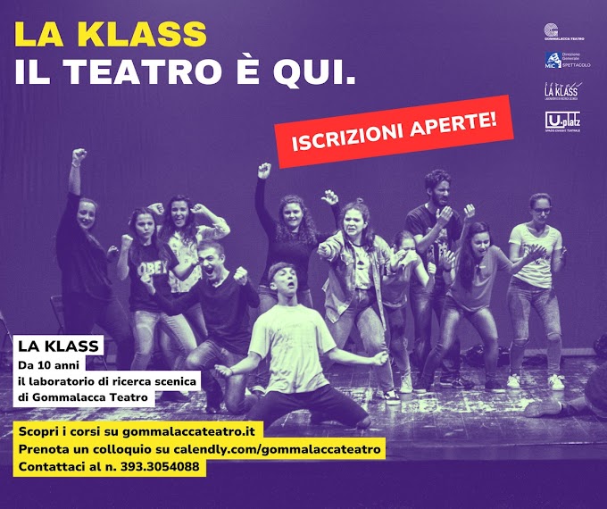 Il teatro è qui: torna a Potenza il laboratorio di ricerca scenica La Klass