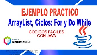 Ejemplo Practico ArrayList en JAVA Ciclo For y Do While ✅