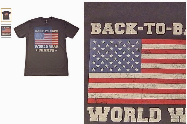 World Of War Men's Back To Back World War Champs T-shirt