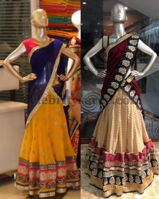 Kashish Work Half Sarees