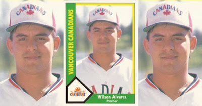 Wilson Alvarez 1990 Vancouver Canadians card