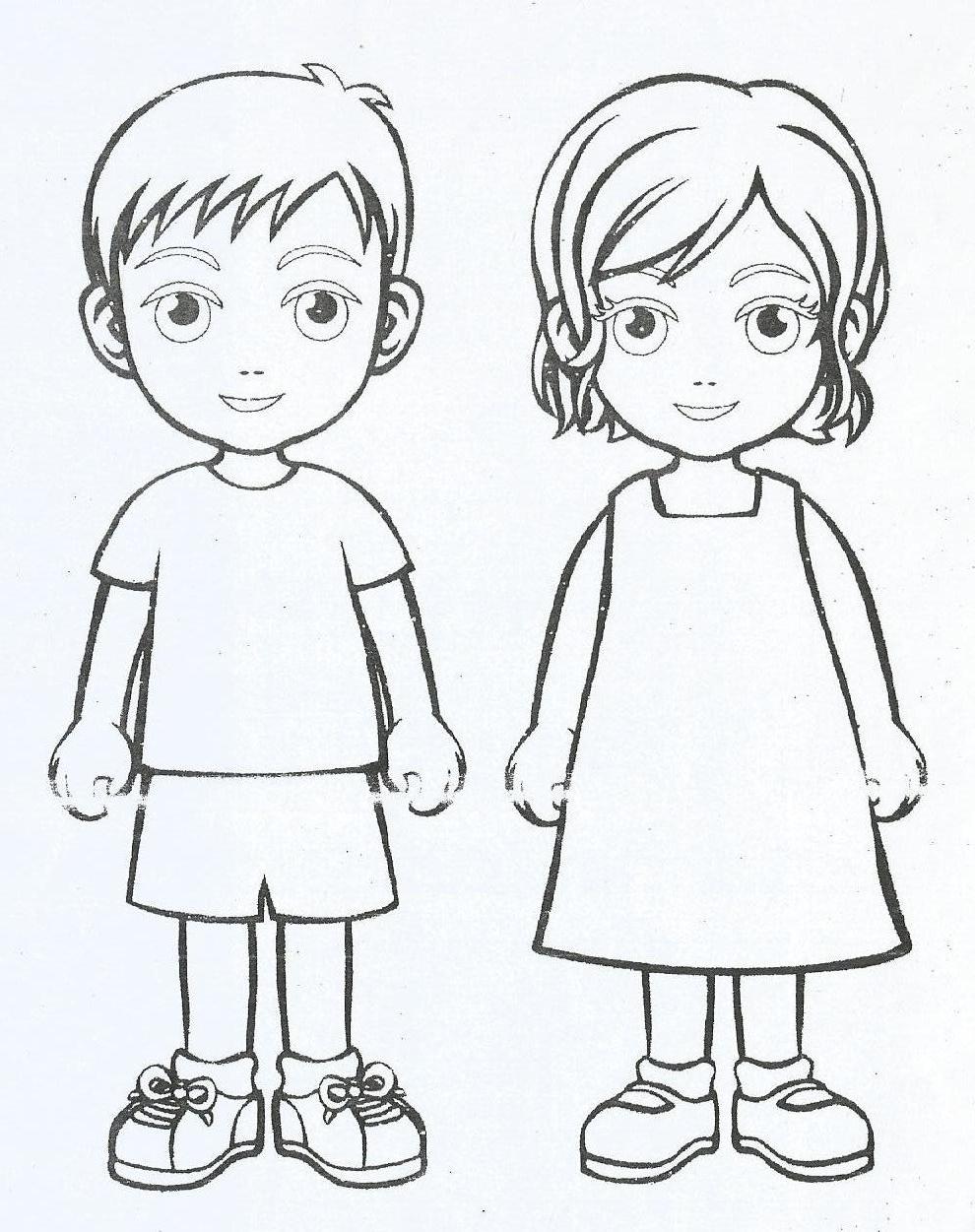  Gambar  Kartun Anak Laki  Laki  Dan Anak Perempuan Gambar  Gokil