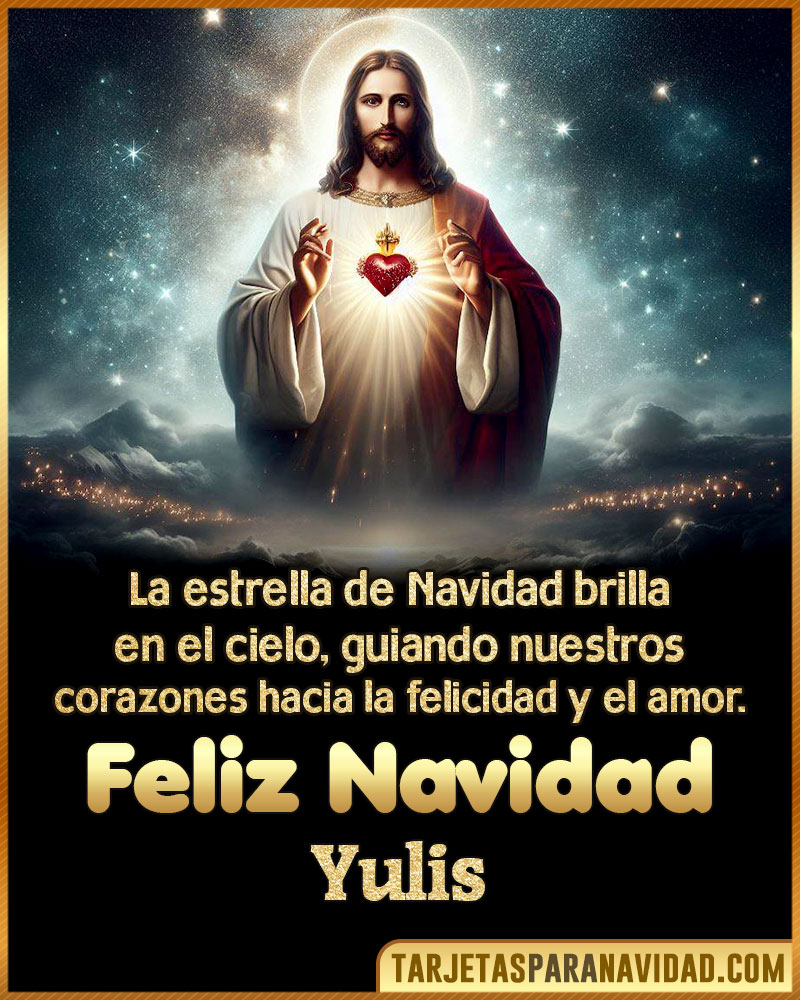 Tarjetas de navidad cristianas para Yulis