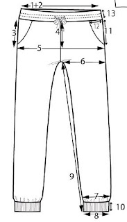 m-list for trouser, measurement list of trouser