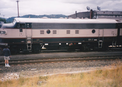 Burlington Northern F9-2 BN-1 in Kelso, Washington