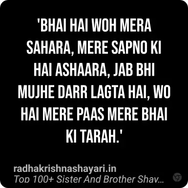 Sister And Brother Shayari In Hindi