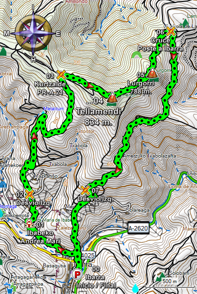 Ampliar plano del recorrido