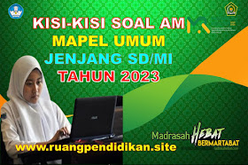 Kisi-kisi AM Mapel Umum Jenjang SD/MI Tahun 2023