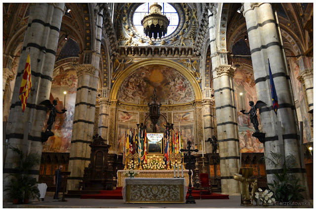 Katedra Duomo - Siena - Włochy - ołtarz