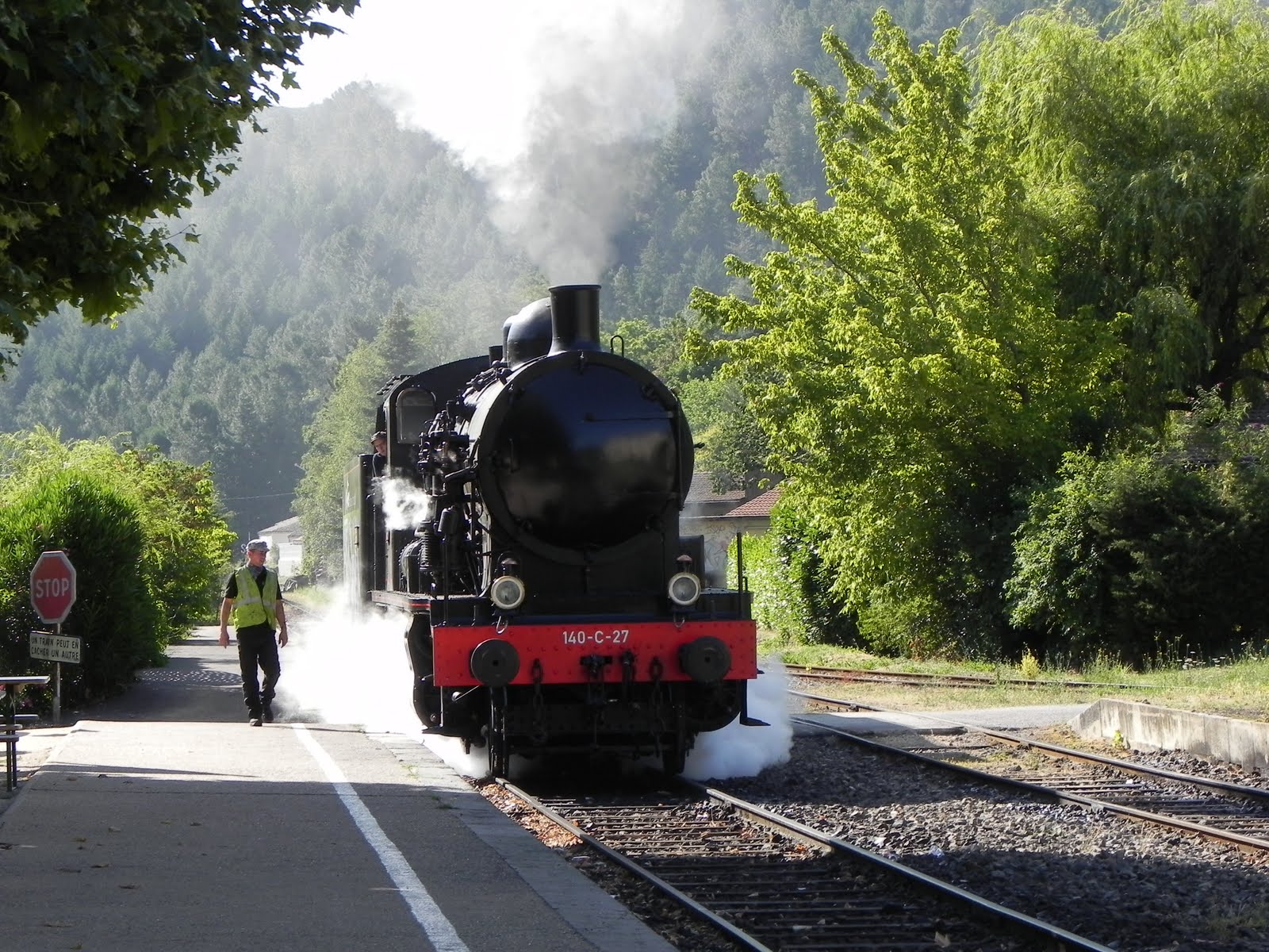 Anduze train à vapeur