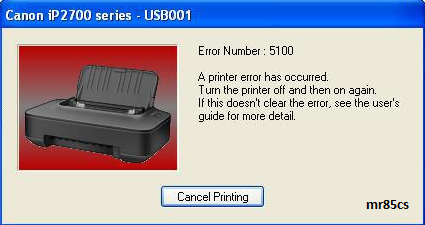 Cara Mengatasi Error 5100 Printer Canon IP 2770 - MR-85 ...