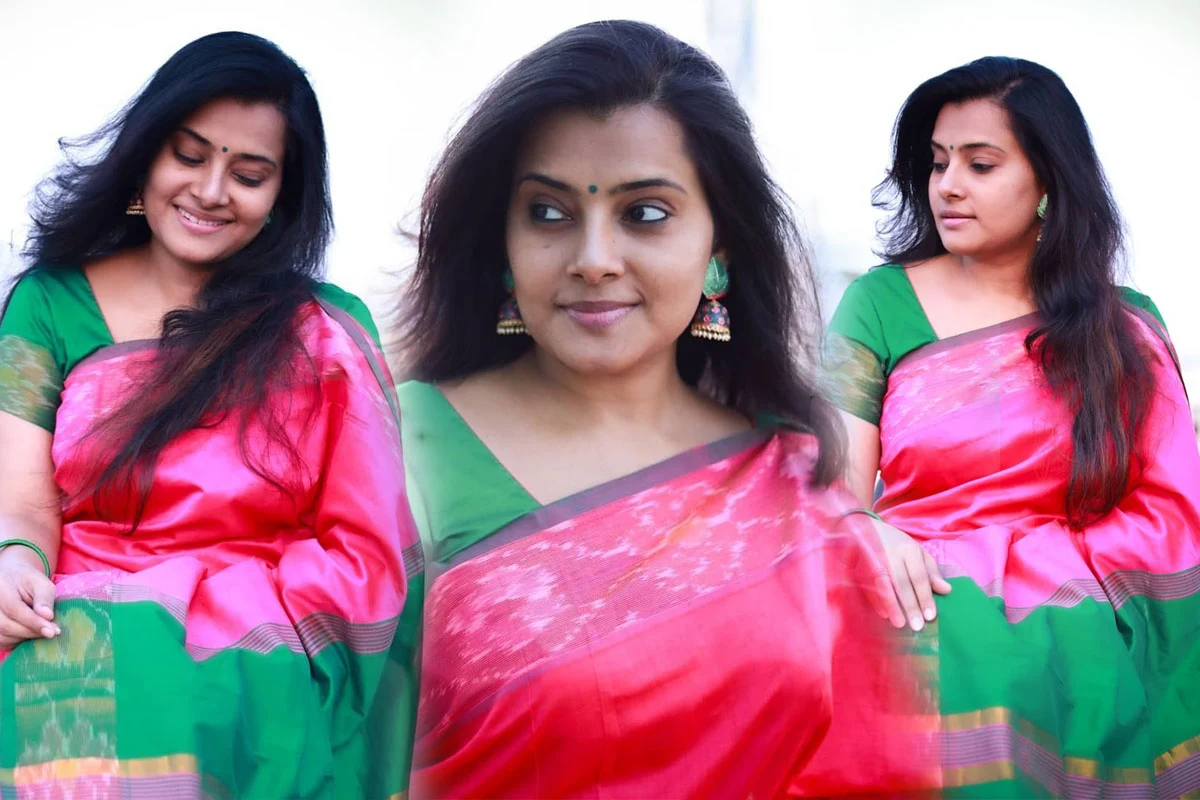 Serial Actress Shruthi Raj Beautiful Saree Pics