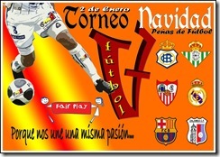 cartel torneo navidad peñas