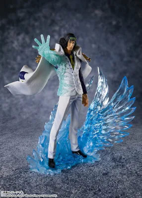 Figuras: Alucinantes figuras de los almirantes Kizaru, Akainu y Aokji de One Piece - Tamashii Nations 