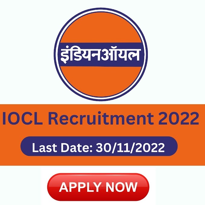 IOCL Recruitment 2022 || For 465 Apprentice Posts ||  Apply Online