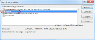 Inquire: el complemento de Excel para analizar nuestro Libro de trabajo.