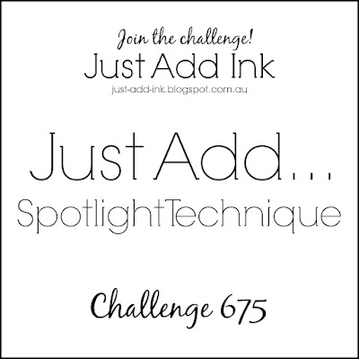 Jo's Stamping Spot - Just Add Ink Challenge #675