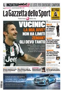 La Gazzetta dello Sport del 14 Settembre 2012 | ISSN 1120-5067 | TRUE PDF | Quotidiano | Sport
La Gazzetta dello Sport è un quotidiano sportivo italiano, con sede a Milano. Insieme al Corriere dello Sport - Stadio e Tuttosport, è uno dei tre principali giornali sportivi d'Italia. È il primo quotidiano sportivo per numero di lettori nell'Italia centro-settentrionale, ed uno dei maggiori quotidiani italiani per tiratura e diffusione.