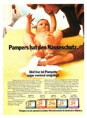 Pamper diaper Procter & Gamble advertisements marketing promotion