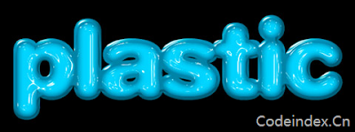 plastic bubble letters